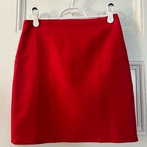 Elegant Red Women's Skirt